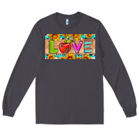 Smoke love and sunflower with pen and apple license plate template Long Sleeve Tee - Artiststas