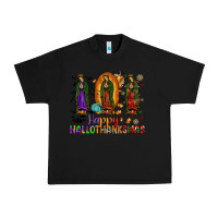 Black our lady of guadalupe happy hallothanksmas Urban Heavy Tee - JahusDesignShop