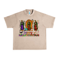French Oak our lady of guadalupe happy hallothanksmas Urban Heavy Tee - JahusDesignShop