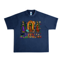 Navy our lady of guadalupe happy hallothanksmas Urban Heavy Tee - JahusDesignShop