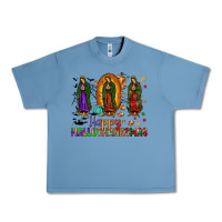 Pebble Blue our lady of guadalupe happy hallothanksmas Urban Heavy Tee - JahusDesignShop