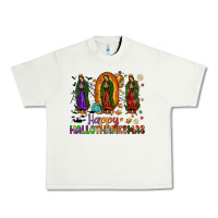 Pistachio our lady of guadalupe happy hallothanksmas Urban Heavy Tee - JahusDesignShop
