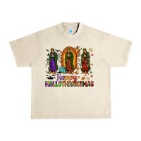 Sandshell our lady of guadalupe happy hallothanksmas Urban Heavy Tee - JahusDesignShop