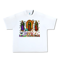 White our lady of guadalupe happy hallothanksmas Urban Heavy Tee - JahusDesignShop