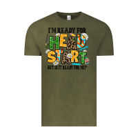 Vintage Olive i am ready for head start but is it ready for me Vintage Tee - AdoDesignShop