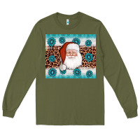 Army Green santa gemstone Long Sleeve Tee - AdoDesignShop