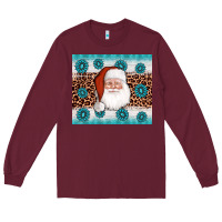 Burgundy santa gemstone Long Sleeve Tee - AdoDesignShop