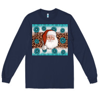Navy santa gemstone Long Sleeve Tee - AdoDesignShop