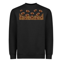 Leopard American Football Libbey Glass Heavyweight Sweatshirt | Teevron