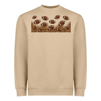 Mushroom leopard american football libbey glass Heavyweight Sweatshirt - HRA Design Shop
