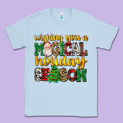 Wishing You A Magical Season Classic Tee Designed By Adodesignshop