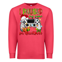 Cardinal i paused my game for christmas Premium Sweatshirt - MaliasSmallBusiness