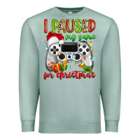 Seafoam i paused my game for christmas Premium Sweatshirt - MaliasSmallBusiness