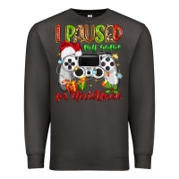 Smoke i paused my game for christmas Premium Sweatshirt - MaliasSmallBusiness