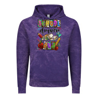 Cloud Purple School driver bus Vintage Hoodie - CowhideDigitalArt