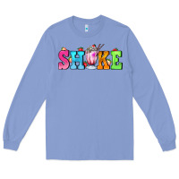 Colony Blue shake with milkshake Long Sleeve Tee - AdoDesignShop