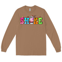 Toasted Coconut shake with milkshake Long Sleeve Tee - AdoDesignShop