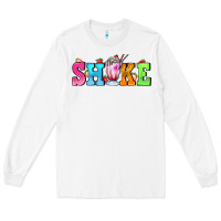 White shake with milkshake Long Sleeve Tee - AdoDesignShop