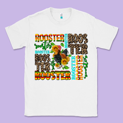 Rooster Classic Tee Designed By Adodesignshop