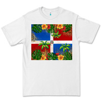 White dominican republic Premium Tee - RanaPortraitStore