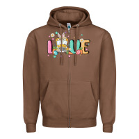 Chestnut love school bus Zipper Hoodie - MaliasSmallBusiness