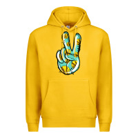 Lemon softball peace sign Premium Hoodie - Jasminsmagicworld