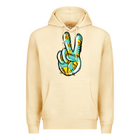 Pina Colada softball peace sign Premium Hoodie - Jasminsmagicworld