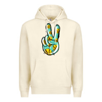 Sandshell softball peace sign Premium Hoodie - Jasminsmagicworld