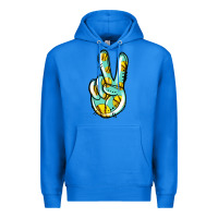 True Royal softball peace sign Premium Hoodie - Jasminsmagicworld