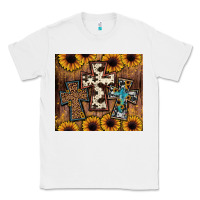 White cross tumbler Classic Tee - JahusDesignShop