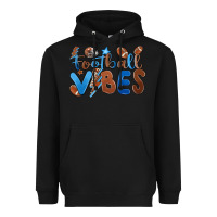 Black football vibes Heavyweight Hoodie - MaliasSmallBusiness