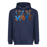Navy football vibes Heavyweight Hoodie - MaliasSmallBusiness