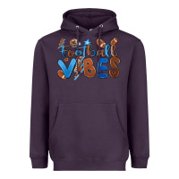 Plum football vibes Heavyweight Hoodie - MaliasSmallBusiness