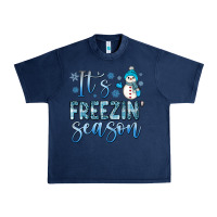 Navy it s freezin season Urban Heavy Tee - JahusDesignShop