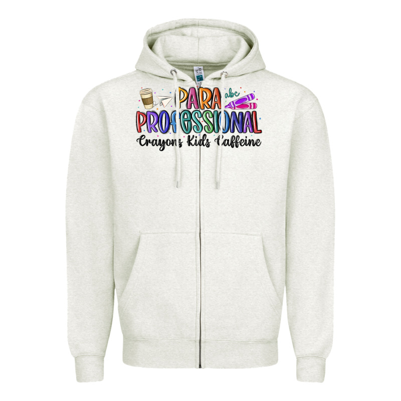 Paraprofessional Zipper Hoodie by MaliasSmallBusiness | Teevron