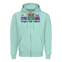 Seafoam paraprofessional Zipper Hoodie - MaliasSmallBusiness