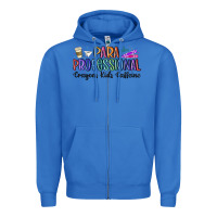 True Royal paraprofessional Zipper Hoodie - MaliasSmallBusiness