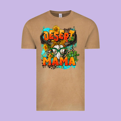 Desert Mama   Leopard Vintage Tee Designed By Adodesignshop