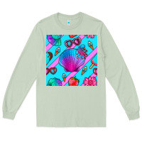 Matcha sea shell Long Sleeve Tee - BundleAndBundleShop