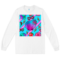 White sea shell Long Sleeve Tee - BundleAndBundleShop