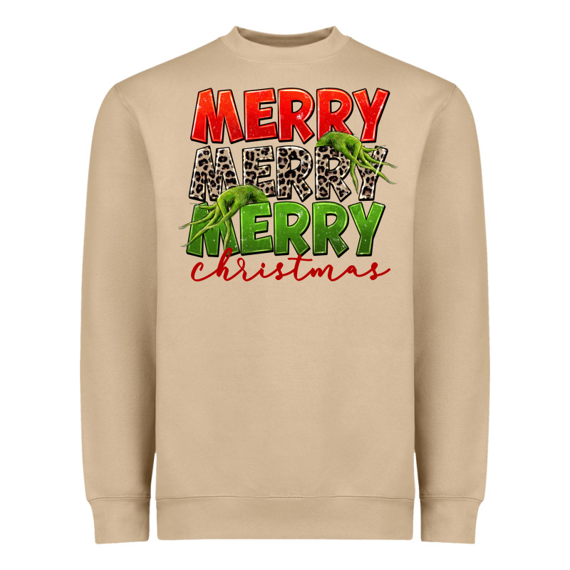 Merry Christmas Heavyweight Sweatshirt by FaDigitalArtStudio | Teevron