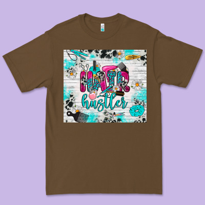 Hair Hustler Premium Tee Designed By Ranaportraitstore