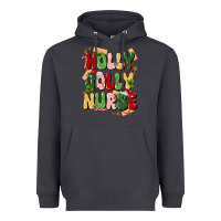 Smoke holly jolly nurse Heavyweight Hoodie - MaliasSmallBusiness