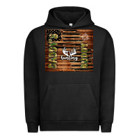 Pigment Black daddy's hunting buddy Urban Hoodie - TumblerDesignByShophia