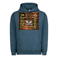 Pigment Midnight Navy daddy's hunting buddy Urban Hoodie - TumblerDesignByShophia
