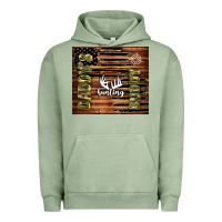 Pigment Oil Green daddy's hunting buddy Urban Hoodie - TumblerDesignByShophia