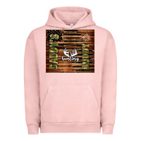 Pigment Salmon daddy's hunting buddy Urban Hoodie - TumblerDesignByShophia