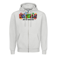 Dove Grey autism awtizuhm noun Zipper Hoodie - MaliasSmallBusiness
