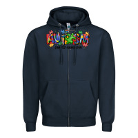 Navy autism awtizuhm noun Zipper Hoodie - MaliasSmallBusiness