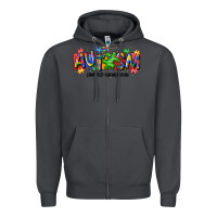 Smoke autism awtizuhm noun Zipper Hoodie - MaliasSmallBusiness